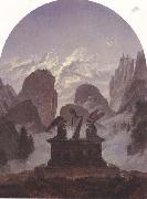 Carl Gustav Carus The Goethe Monument (mk45) china oil painting artist